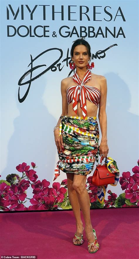 alessandra ambrosio dolce gabbana dress|Only Alessandra Ambrosio Could’ve Made This All.